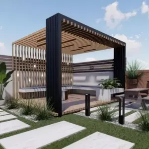 0340 سندويش بنل ومضلات وسواتر جده | برجولات