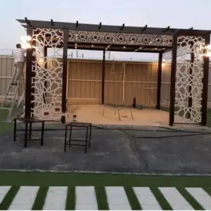 0345 سندويش بنل ومضلات وسواتر جده | برجولات