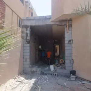 0491 سندويش بنل ومضلات وسواتر جده | بناء ملاحق